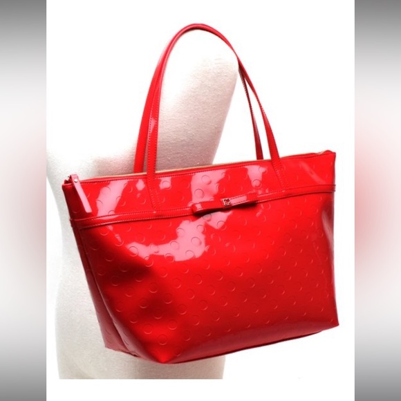 Kate Spade New York | Chili Red Camellia Street Sophie Tote - Picture 2 of 10